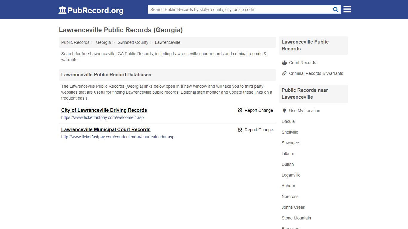 Free Lawrenceville Public Records (Georgia Public Records)